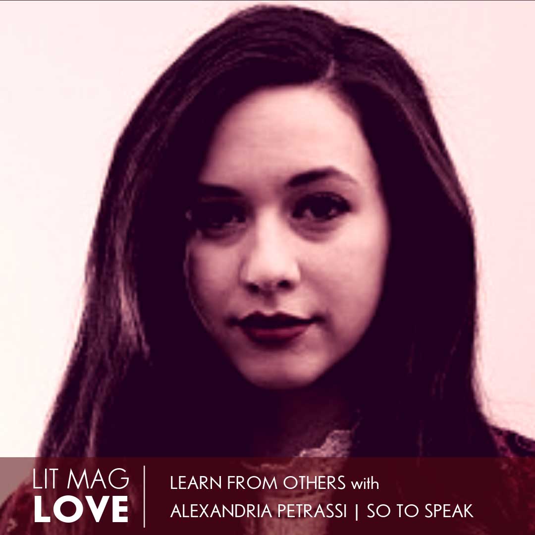 23 // Learn from Others with Alexandria Petrassi of So to Speak Journal